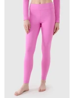 Termální prádlo Drapana (dole) dámské legíny 4F 4FWAW24UBRUF075-55S fuchsiová