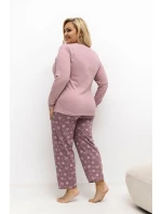 Pohodlná pyžama pro plnoštíhlé model 221186 Forever Pink