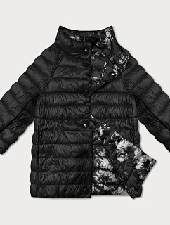 Dámská oboustranná bunda s 3/4 rukávy Minority black/floral (M23-7009-1)