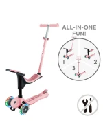 Koloběžka GO-UP SPORTY LIGHTS se sedadlem (452-710-4 S)