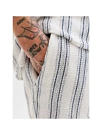 Jack&Jones pánské šortky JPSTJAIDEN COBA STRIPE JOG SHORTS REG SN 12274413 CLOUD DANCER/STRIPES