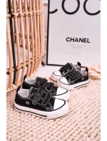 Dětské Tenisky Na Suchý Zip BIG STAR HH374200 Černé Dětské Tenisky Na Suchý Zip BIG STAR HH374200 Černé