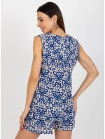 Dámská halenka D73771R11115A tmavě modrá - FPrice Dámská halenka D73771R11115A tmavě modrá - FPrice