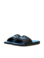 Žabky Puma Cool Cat 2.0 černé a modré 389110 43 Žabky Puma Cool Cat 2.0 černé a modré 389110 43