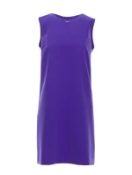S408 Šaty bez rukávů - fialové S408 Šaty bez rukávů - fialové