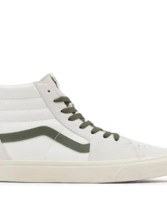 VANS pánské tenisky UA SK8-HI VINTAGE POP vysoké kotníkové semišové bílé (VN0A4BVTR2S)
