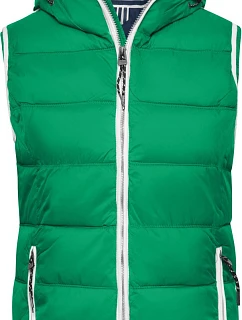 Daiber JN 1075 Dámská vesta "Maritim" 02.1075 irish green/white