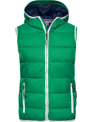 Daiber JN 1075 Dámská vesta "Maritim" 02.1075 irish green/white