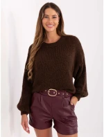 Jumper MI SW 1909.21 tmavě hnědý