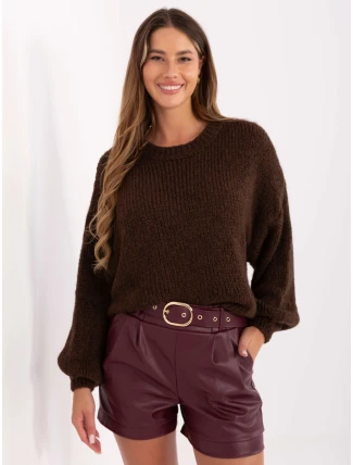 Jumper MI SW 1909.21 tmavě hnědý