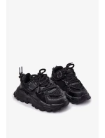 Dětské sportovní sneakers Tilvianea – černé