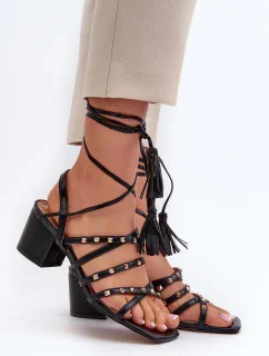 Sandály na podpatku model 197584 Step in style