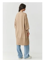 Svetr na zapínání model 218105 Makadamia Svetr na zapínání model 218105 Makadamia