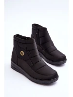 Dámské zimní boty s podšívkou černé Helis
