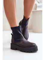 Zazoo 2947 Dámské boty z přírodní kůže černé Zazoo 2947 Dámské boty z přírodní kůže černé