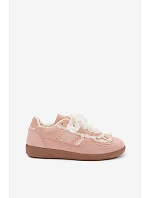 Dámské tenisky s krajkou růžové Ilrene