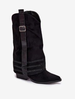 Kovbojské kozačky Camilora – černé