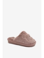 Dětské bačkory s kožíškem – tmavě béžové Norene Dětské bačkory s kožíškem – tmavě béžové Norene