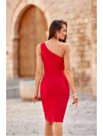 Večerní šaty SUK0406 červené - Roco Fashion Večerní šaty SUK0406 červené - Roco Fashion