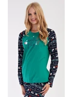 Dámské pyžamo dlouhé Holly Jolly Dámské pyžamo dlouhé Holly Jolly