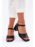 Sandály na podpatku  model 213186 Step in style