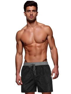 Pánské černošedé šortky FashionStreet SX2514