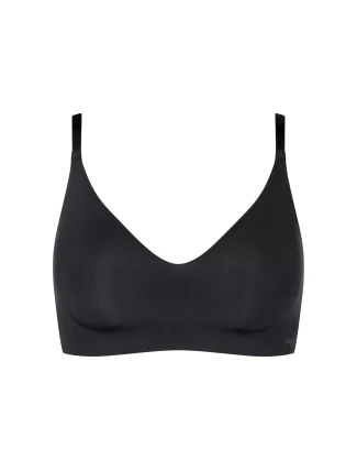 Dámská podprsenka ZERO Microfibre 2.0 Bralette - BLACK - černá 0004 - SLOGGI