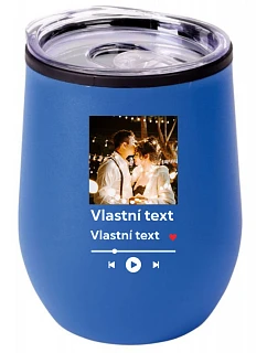 Personalizovaný cestovní termohrnek "BOWL" s motivem přehrávače