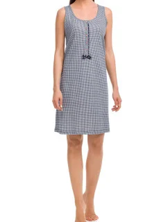 Dámská noční košile 12407-180 modrobílá - Vamp