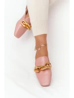 Dámské Nazouváky S řetízkem Růžové Call On Me Dámské Nazouváky S řetízkem Růžové Call On Me