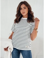 Dámské pruhované tričko RILANT navy blue FashionStreet RY2564