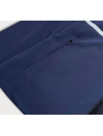 Tmavě modrá tenká mikina se zipem (20325) Tmavě modrá tenká mikina se zipem (20325)