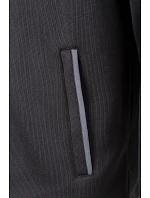 Daiber JN 591 Pánská pletená fleecová bunda 02.0591 black/carbon
