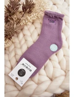 Dámské silné ponožky fialové Dámské silné ponožky fialové