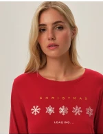 Dámské pyžamo Feli 41898-33X Červená - Henderson Ladies