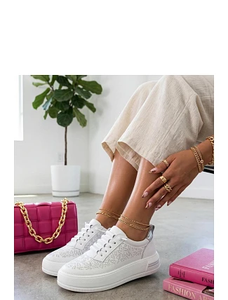 Sportovní boty na platformě model 228211 Solea Sportovní boty na platformě model 228211 Solea