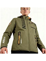 Geographical Norway Softshellová bunda Royaute DB 068 M WY1996H/GN-Kaki / Orange pánské