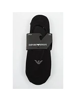 Emporio Armani mikrofleece ponožky Calza bavlna černá 3-Pack