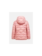 Dětská péřová bunda PEAK PERFORMANCE Jr Helium Down Hood Jacket, růžová barva Dětská péřová bunda PEAK PERFORMANCE Jr Helium Down Hood Jacket, růžová barva