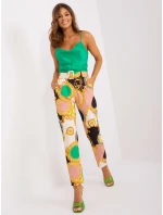 Kalhoty DHJ SP 12787D.23X černá a béžová Kalhoty DHJ SP 12787D.23X černá a béžová