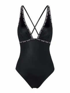 Dámské jednodílné plavky KW0KW02075-BEH - Calvin Klein