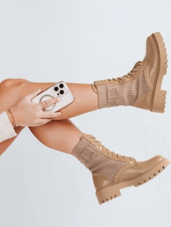 Dámské boty CALLA khaki FashionStreet ZY0381