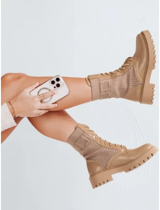 Dámské boty CALLA khaki FashionStreet ZY0381