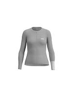 Cyklistické tričko POC W's Cadence L/S Jersey, šedé