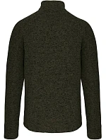 Kariban K 9106 Pánská melanžová pletená fleecová bunda 20.9106 dark khaki melange Kariban K 9106 Pánská melanžová pletená fleecová bunda 20.9106 dark khaki melange