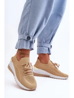 Sportovní Nastavitelné Boty Na Podpatku Bežové Visconti Sportovní Nastavitelné Boty Na Podpatku Bežové Visconti