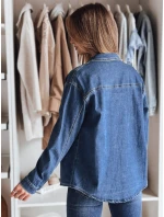 Dámská džínová košile OVERLLO modrá FashionStreet DY0454 Dámská džínová košile OVERLLO modrá FashionStreet DY0454