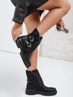 Dámské černé boty FashionStreet ZY1155