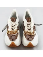 Bílé sportovní boty s řetízkem (N-205) Bílé sportovní boty s řetízkem (N-205)