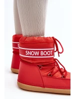 Dámské vázané sněhule Červené Soia